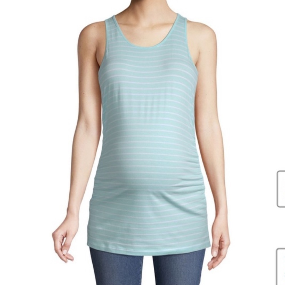 Belle & Sky Womens Maternity Tank Top - Picture 2 of 3